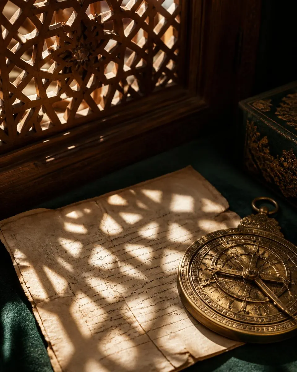 تفاصيل زخرفية مغربية هندسية
